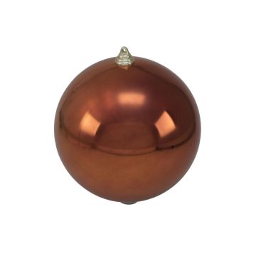 Boule de sapin de Noël CANELA, cuivre brillant, Ø20cm