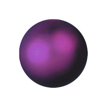 Boule de sapin de Noël FABIANA, 48 pièces, violet métallique, Ø3,5cm