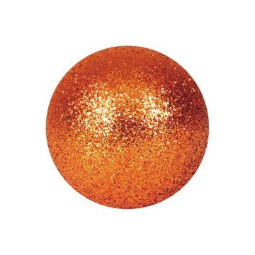 Boule de sapin de Noël FABIANA, 48 pièces, paillettes, cuivre, Ø3,5cm