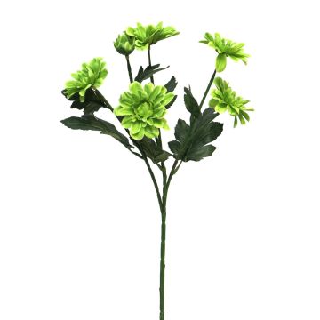 Chrysanthème artificiel sur tige LONGBAO, vert, 60cm