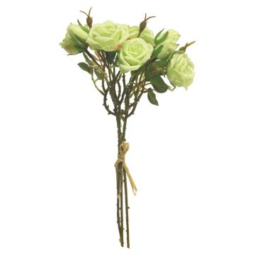 Bouquet de roses artificielles ZIMIN, vert, 30cm