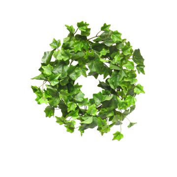 Couronne décorative de Lierre LANSHUO, vert foncé, Ø30cm