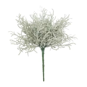 Plante en plastique Santoline petit cyprès CHENJIA, piquet, gris-blanc, 25cm