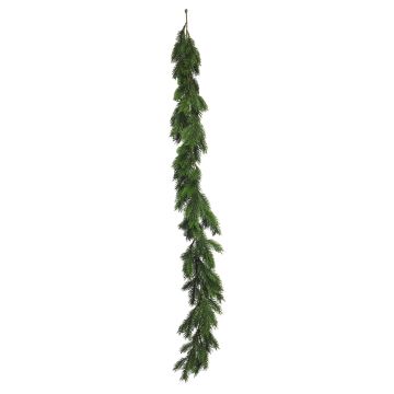 Guirlande décorative de sapin FEILAN, fine, vert, 110cm