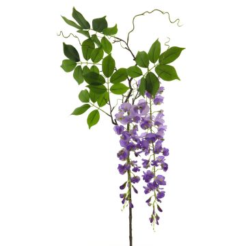 Branche de Glycine artificielle LIANMU, lilas, 140cm