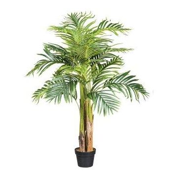 Palmier artificiel Areca UZIEL en pot décoratif, 130cm