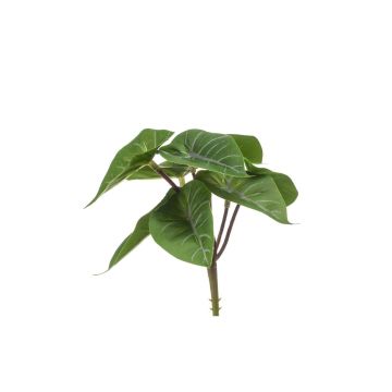 Plante artificielle Anthurium ZADE sur piquet, vert-gris, 13cm