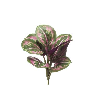 Plante artificielle Calathea Roseopicta NOXY, piquet, vert-rose, 30cm