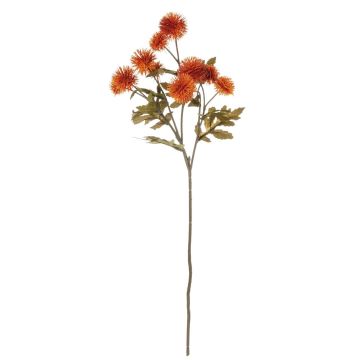 Branche de carthame des teinturiers artificielle TRUDBERTA, aspect sec, orange, 55cm