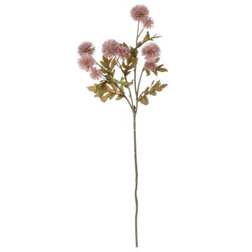 Branche de carthame des teinturiers artificielle TRUDBERTA, aspect sec, vieux rose, 55cm