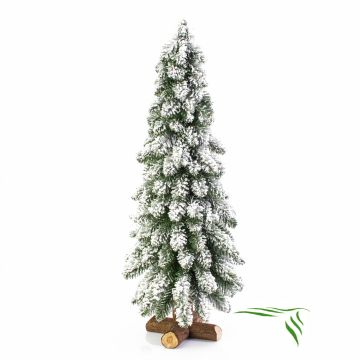 Petit sapin en plastique MONTREAL, enneigé, blanc, 75cm, Ø30cm