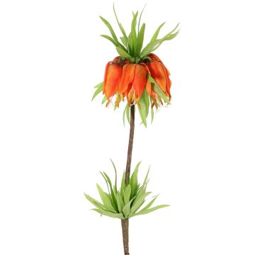 Fleur en tissu Fritillaire impériale IMST, orange, 65cm