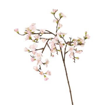 Branche de fleurs de pommier artificielle SADAKA avec des fleurs, rose clair, 100cm