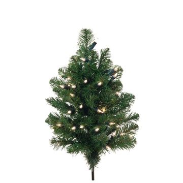 Sapin de Noël décoratif DARKONO sur piquet, LEDs, 45cm