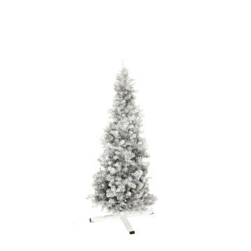 Sapin artificiel CHRISTOBAL, argent métallique, 180cm, Ø65cm