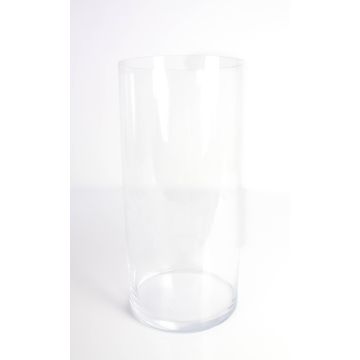 Vase décoratif en verre SANSA EARTH, transparent, 39,5cm, Ø19cm