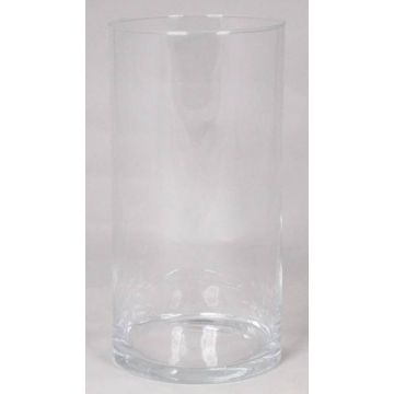 Vase en verre SANYA OCEAN, cylindre, transparent, 30cm, Ø15cm