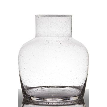 Vase avec optique de bulles GRACIE, transparent, 26cm, Ø22cm