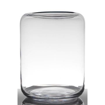 Vase à fleurs en verre EIKE, transparent, 30cm, Ø23cm