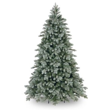 Sapin synthétique PARIS SPEED, givré, bleu, 215cm, Ø155cm