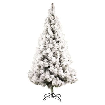 Sapin de Noël artificiel APPENZELL SPEED, enneigé, blanc, 180cm, Ø90cm