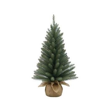 Mini sapin de Noël artificiel NUUK, bleu, 90cm, Ø65cm