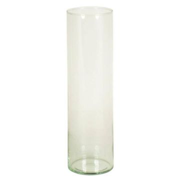 Vase en verre SANYA OCEAN, cylindre, transparent, 38cm, Ø11cm