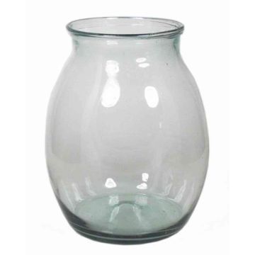 Vase transparent en verre OLDRIK OCEAN, 27cm, Ø22cm