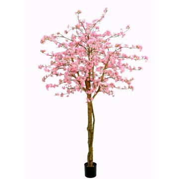 Faux cerisier japonais TIFFY, vraies troncs, fleurs, rose, 240cm