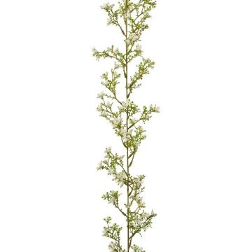 Guirlande de fleurs artificielles Jasmin GREBOS, blanc, 190cm