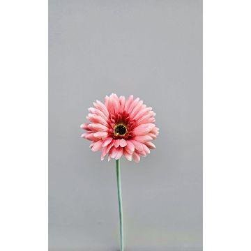 Fleur artificielle Gerbera TEUDELINDE, vieux rose, 55cm, Ø8cm