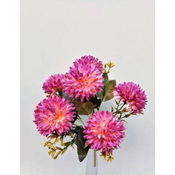 Dahlia décoratif SALAMITUS sur piquet, violet-abricot, 30cm