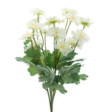 Marguerite artificielle LATTIE sur piquet, crème, 40cm