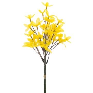 Botte de fleurs artificielles Forsythia NARUSA, jaune, 30cm