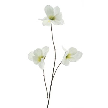 Branche artificielle Magnolia FLAVA, blanc, 85cm