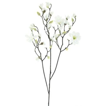 Branche décorative Magnolia NELKA, blanc, 125cm