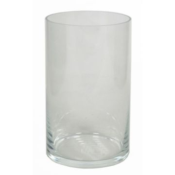 Vase décoratif en verre SANSA OCEAN, transparent, 20cm, Ø12cm