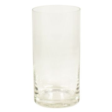 Vase décoratif en verre SANSA OCEAN, transparent, 20cm, Ø10cm