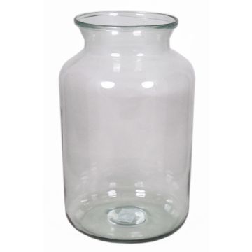 Vase décoratif en verre SADE, transparent, 40cm, Ø23cm, 15L