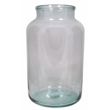 Vase décoratif en verre SADE, transparent, 44cm, Ø25cm, 17L