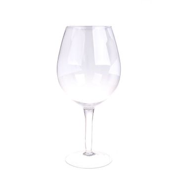 Grand verre à pied ROGER AIR, transparent, 50cm, Ø23cm, 6L