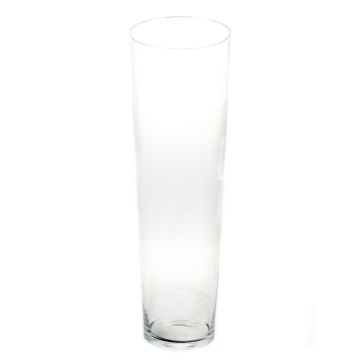 Vase à poser au sol en verre AMNA AIR, conique, transparent, 70cm, Ø19cm