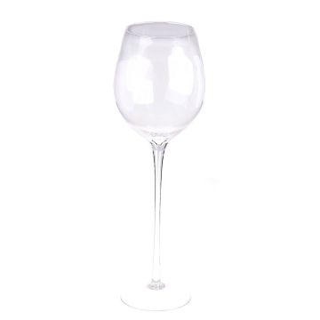 Grand verre à pied ROGER AIR, transparent, 70cm, Ø23cm