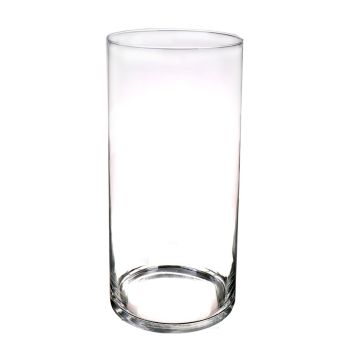 Vase à poser au sol en verre SANYA AIR, cylindre, transparent, 60cm, Ø19cm