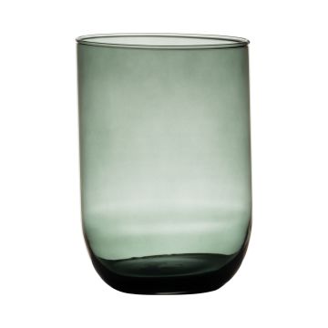 Vase en verre MARISA, gris clair, 20cm, Ø14cm