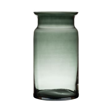 Vase décoratif en verre HANNA EARTH, gris-transparent, 29,5cm, Ø15cm