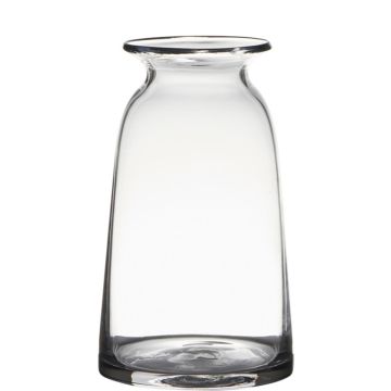 Vase de table TIBBY en verre, transparent, 23,5cm, Ø12,5cm