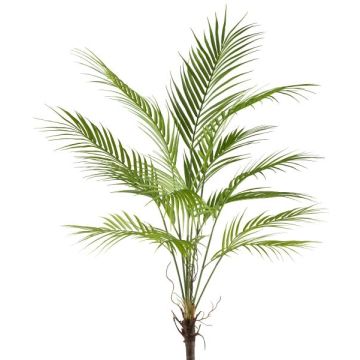 Plante artificielle Palmier Areca WUBRI sur piquet, racines aériennes, 95cm