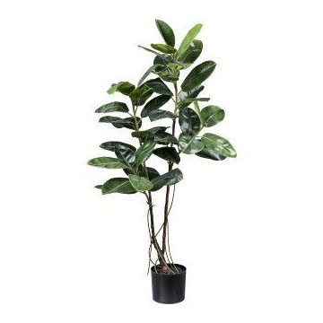 Arbre artificiel Ficus elastica NERET, tronc artificiel, 150cm