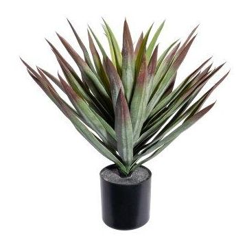 Palmier artificiel Yucca elephantipes PLEMO, vert-rouge, 50cm